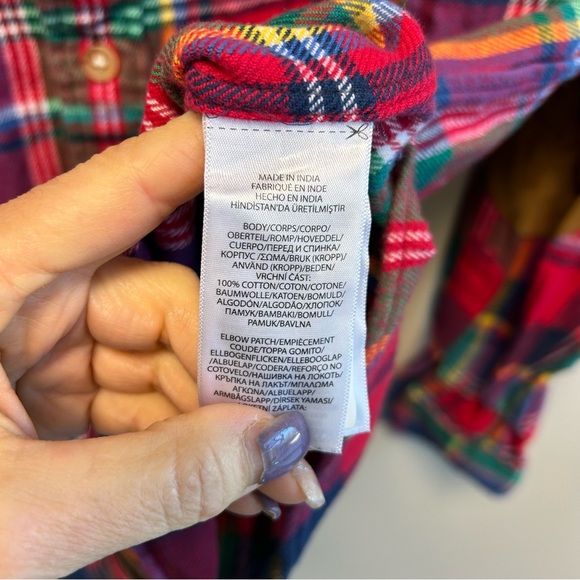 Polo Ralph Lauren Red Plaid Button Down Shirt - Picture 6 of 6